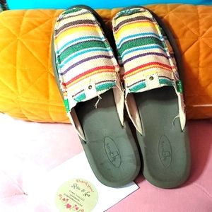 Sanuk Canvas Slip Ons